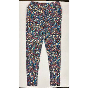 LulaRoe Women's Leggings One Size Paisley Pattern RN 142161 Pre-Owned